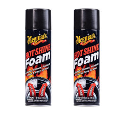 Meguiars Hot Shine Tire Foam - High Goss Tire Shine That Cleans And Shines 2pk