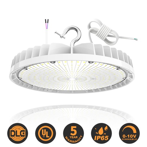 240W UFO Led High Bay Light Commercial Warehouse Factory Lighting 33600 Lumens - Picture 2 of 15