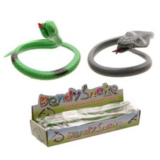 Serpente snobabile in gomma e plastica per scherzo 0KHY