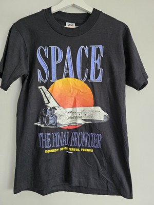 NASA Space Shuttle Kennedy Space Center Anvil T-Shirt RARE Vintage 1993 - Small