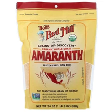 Organic Amaranth, Whole Grain, 24 oz (680 g)