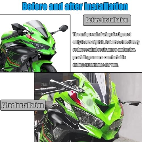 鏡　大型 Amazon.com: Large Size Motorcycle Mirrors Stealth Wind Wing