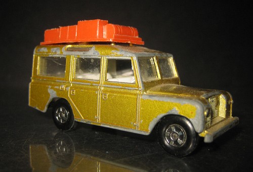 MATCHBOX LESNEY N°12 LAND ROVER 109 SAFARI GOLD PLAYED CONDITIONS - Foto 2 di 5