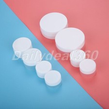 5Pcs Plastic Cream Sample Cosmetic Jars Makeup Bottles Containers 3/5/10/30ml