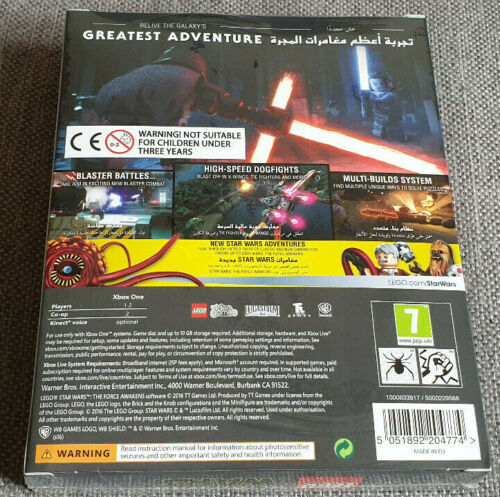 Microsoft Xbox One Lego Star Wars The Force Awakens Special Edition inc Minifig - Picture 2 of 2