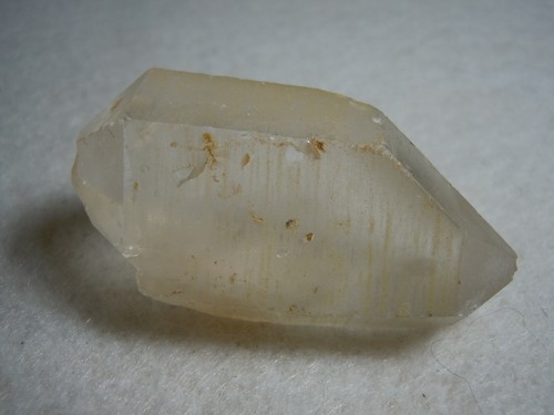 Quarz Kristall Doppelabschluss Natur Edelstein Mineral Berg Arkansas 139 Karat - Bild 6 von 12