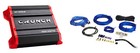 Crunch Gp-1000.2 Ground Pounder 1000 Watt 2-Channel Car Stereo Amplifier+Amp Kit