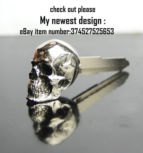 devil skull custom blank uncut key Aprilia BMW Buell Cagiva ITALJET TRIUMPH KTM - Picture 6 of 6