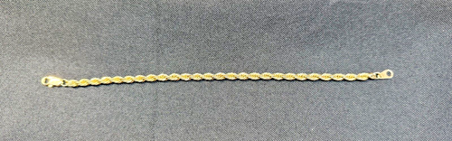 14 K Gold Plated twisted rope bracelet - Picture 9 of 10