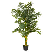 ARTIFICIAL PALM TREE 5 Ft Golden Cane Indoor Plant
