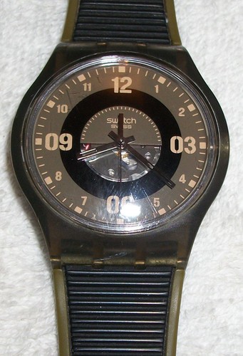 2008 Swatch Watch Solid Mind SUMM102, Working, New Battery - Picture 3 of 5