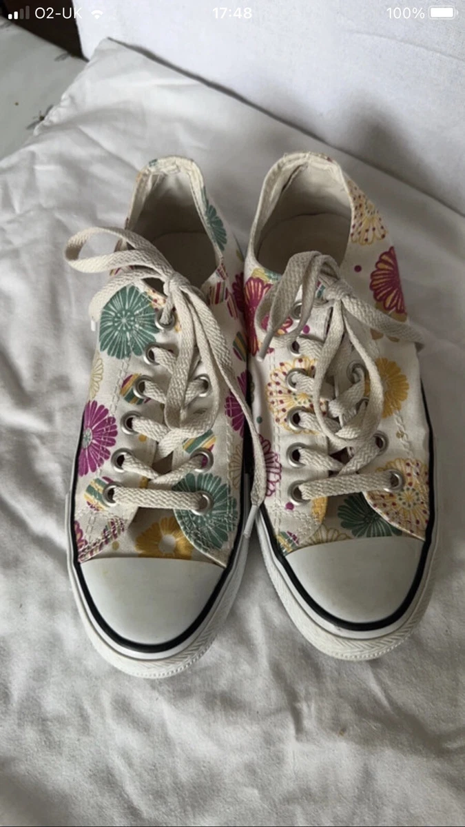 Converse all star floral print deals