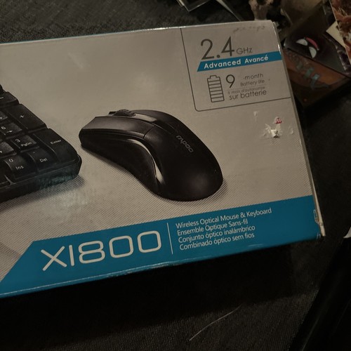 RAPOO WINDOWS 8 2.4 GHZ XI800 Ships Fast Keyboard Wireless In Box - Picture 4 of 9
