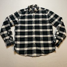J Crew Shirt Mens Large Oxford Button Up Slim Fit Long Sleeve Plaid Multicolor
