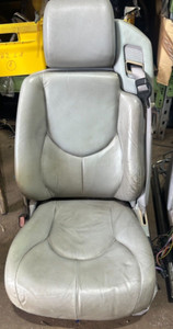 Sitz Ledersitz links Mercedes Benz SL R129 W129 GRAU