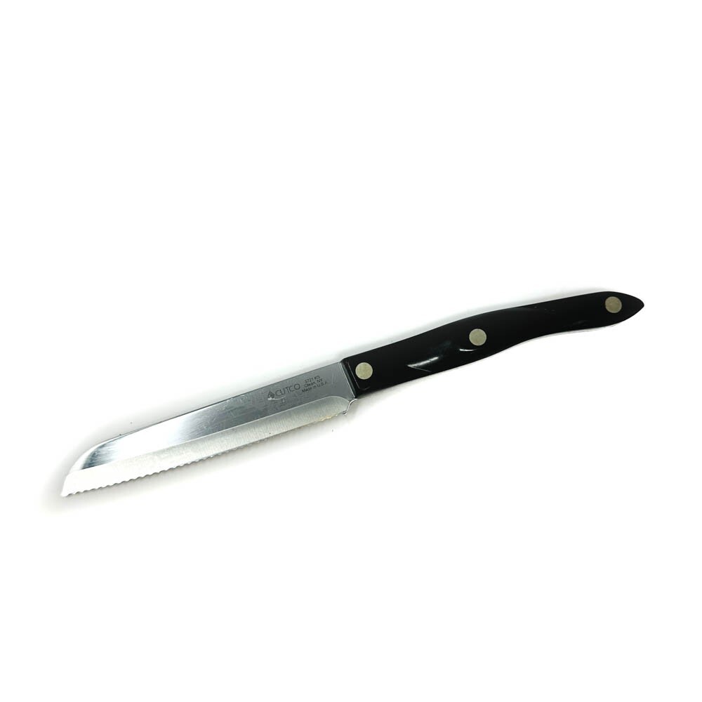 Cutco 3721 KS Santoku Style Trimmer Serrated Knife, Made in Olean NY