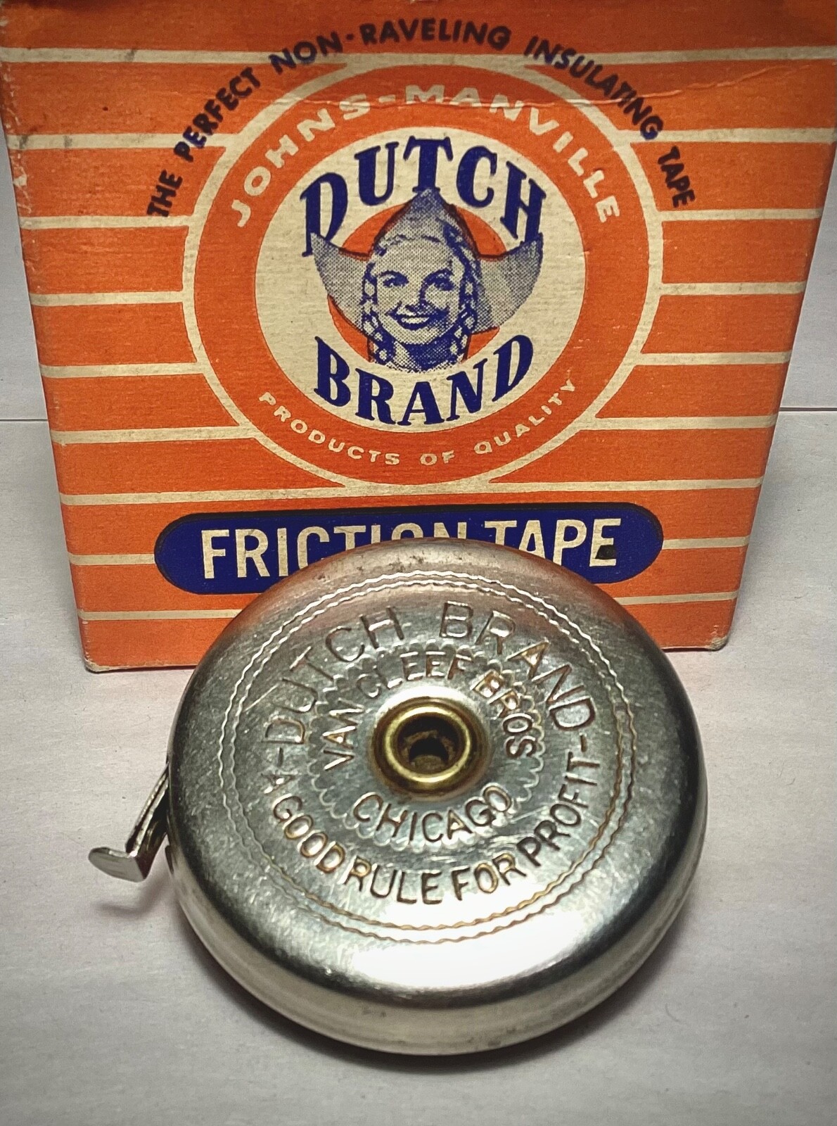 Dutch Brand Tape & Walsco Miniature Advertising Tape Measure eBay