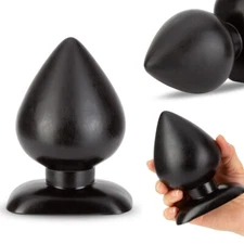 4.85" Classic Smooth Extra Wide Thick Butt Plug Anal Stretching Dildo Probe