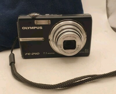 OLYMPUS FE-240 Compact Point & Shoot 7.1MP 5x Zoom LCD Digital