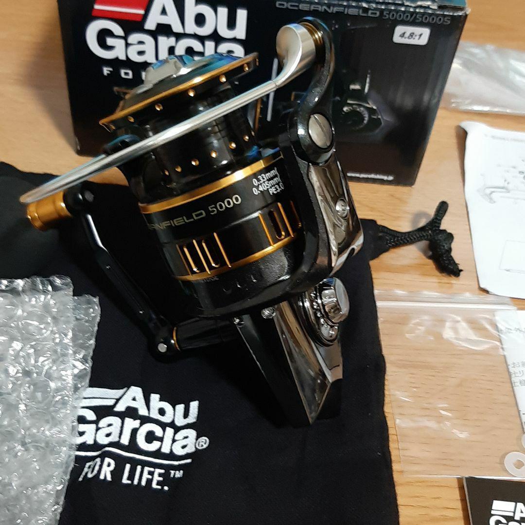 New Abu Garcia Spinning Reel 5000 5000S Ocean Field Fishing Gear eBay
