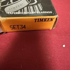 Timken SET34 Tapered Roller Bearing Cone and Cup Assembly