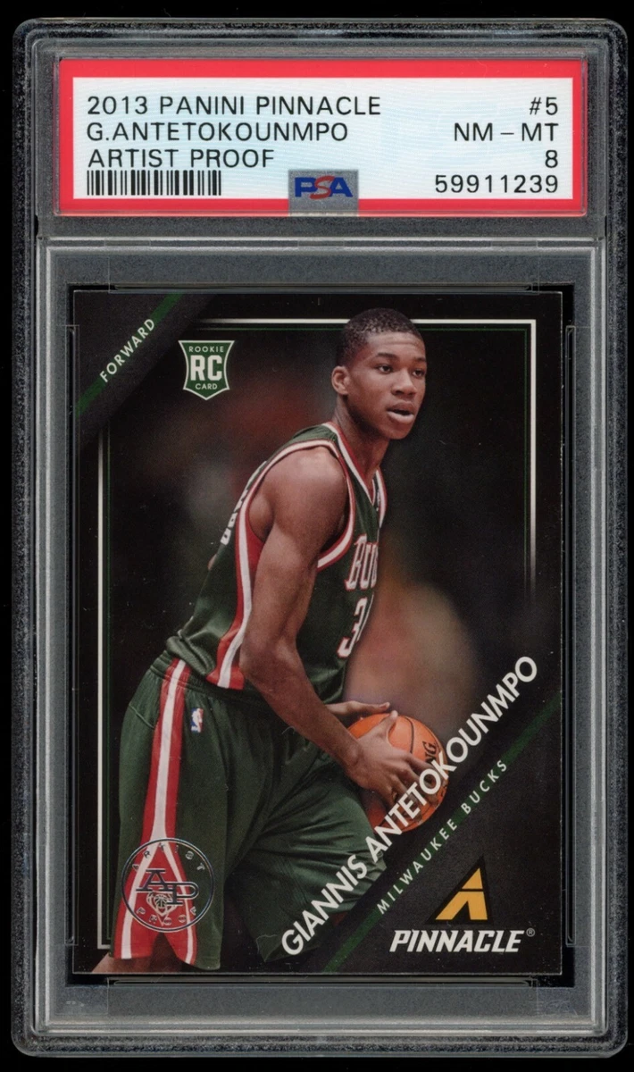 Pinnacle Giannis Antetokounmpo Basketball Sports Trading Cards