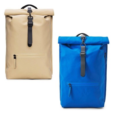 RAINS Rolltop Wasserfest City Rucksack IN Sand Beige Rucksack