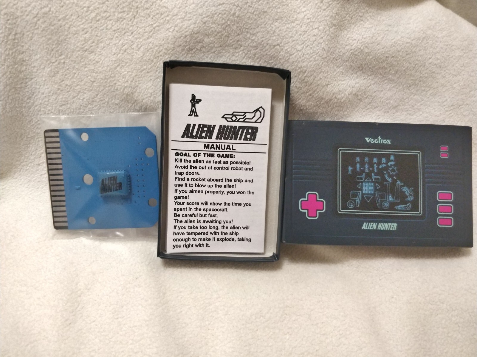 ALIEN HUNTER by Alex Schmudde 2019 40 of 50 CIB VECTREX Kousokusen 光速船 RARE! - Picture 7 of 15