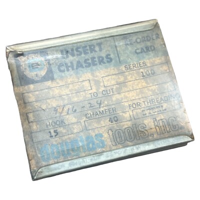 Quality Threading Chaser 100 Series 9/16-24 15 Hook 40 Chamfer