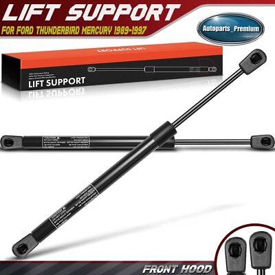 2Pcs Front Hood Lift Supports Shocks Struts for Ford Thunderbird Mercury Cougar