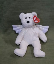 Ty Beanie Baby Herald the Angel Bear - 2002 MWMT Retired 