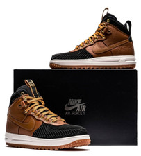 Nike Force One High Duckboot Lunar Top Brown Boots Waterproof Trainers Size 8US