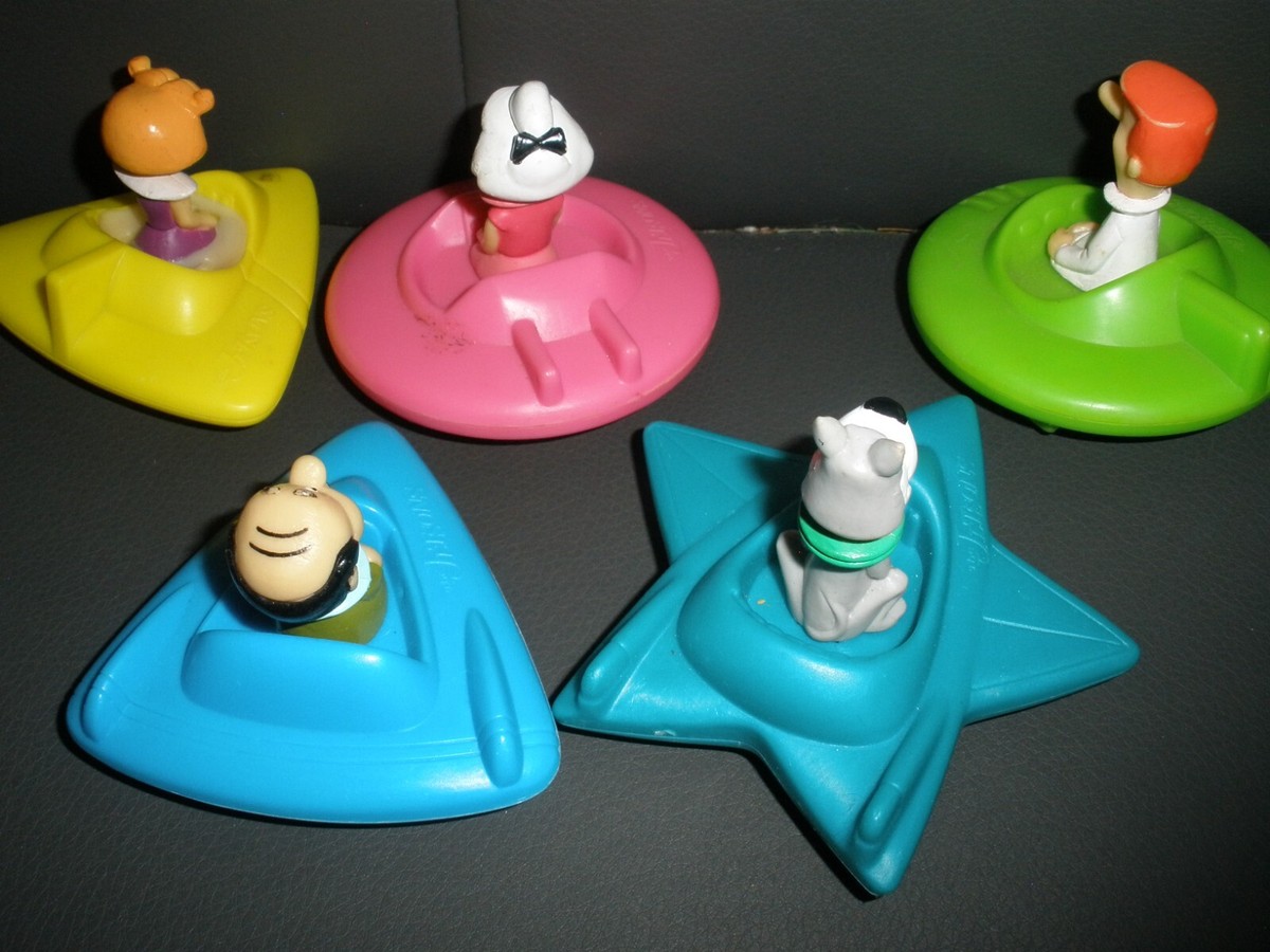 コンプ品 ウェンディーズ Wendy's ミールトイ 8種 ビンテージ Vintage 1989 Wendy's Jetson's Kid's Meal Toys Set of 5 (T36