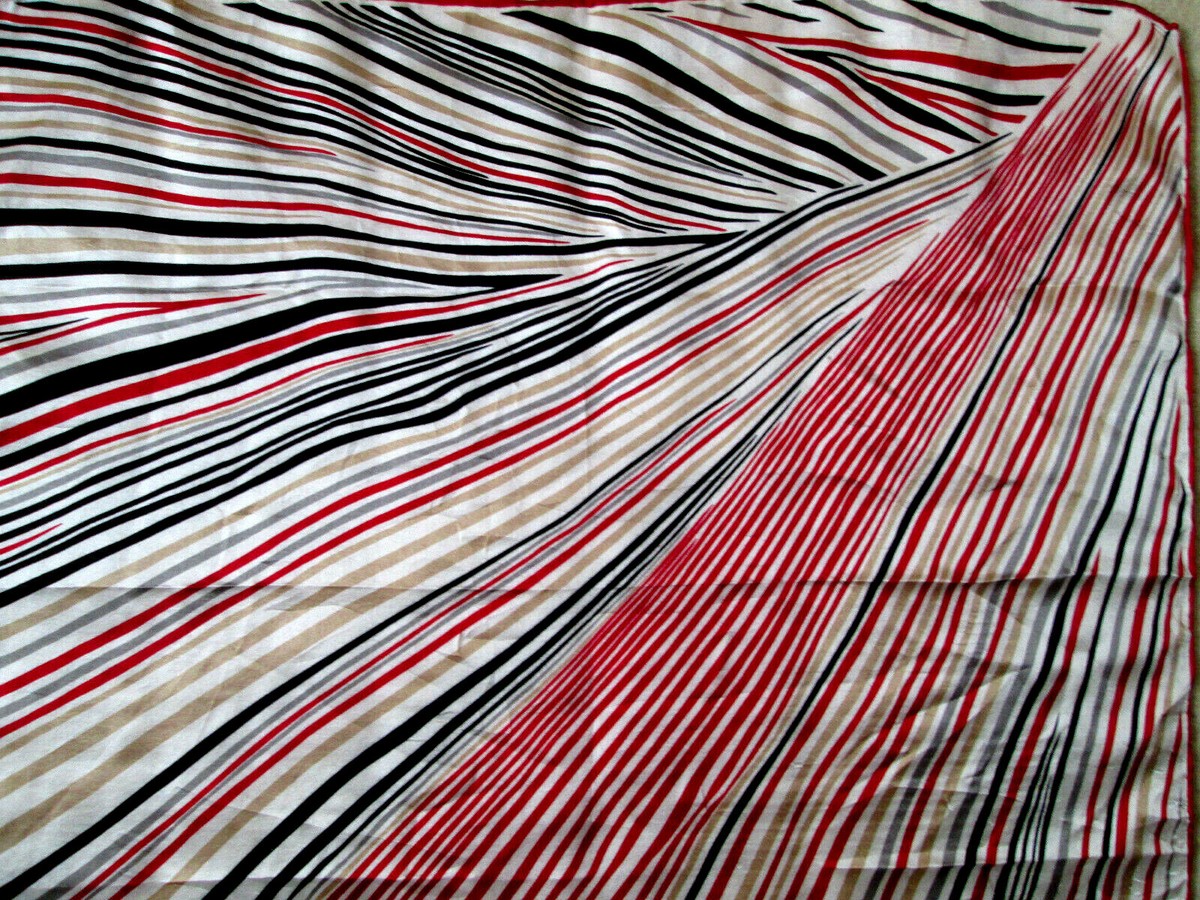 Foulard Carré Codello En Soie Vintage - 54x54 Cm, Bleu Nuit Et Ivoire, Occasion, Type Tour De Cou