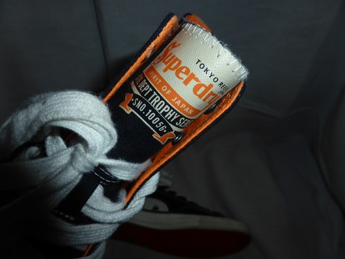 ZAPATILLAS ALTAS SUPERDRY HOMBRE TELA NEGRA CON CORDONES TALLA UK 10 EU 44 US 11 EN MUY BUENA CONDICIÓN - Imagen 23 de 24