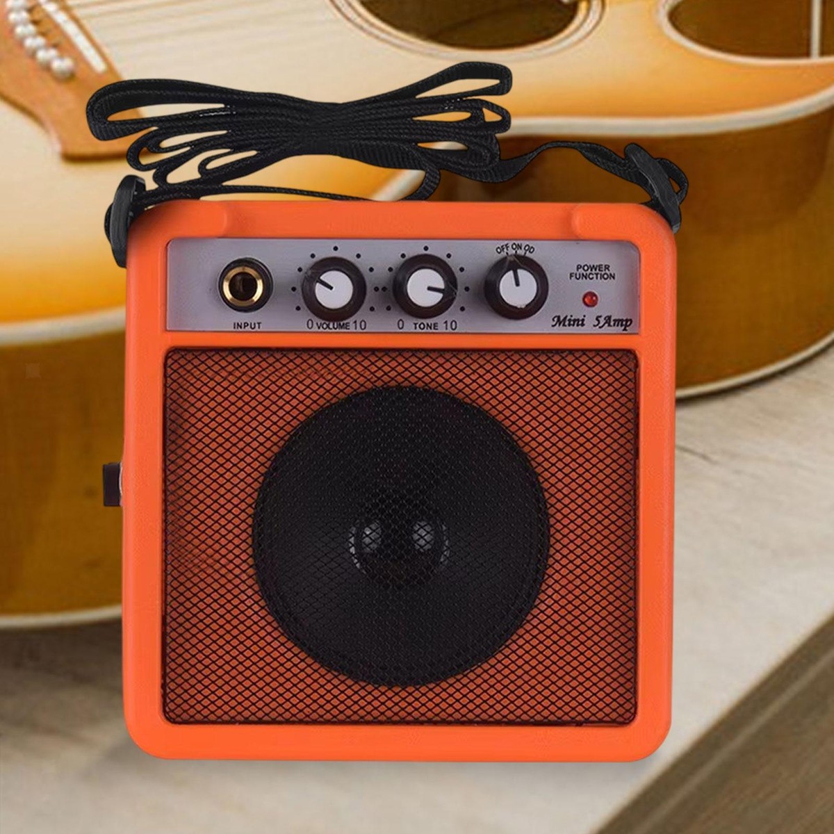 Mini Guitar Amp Small Electric Guitar Amplifier for Daily Practice