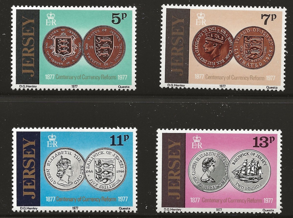 Jersey Scott #171-74, Singles 1977 Complete Set FVF MNH | eBay