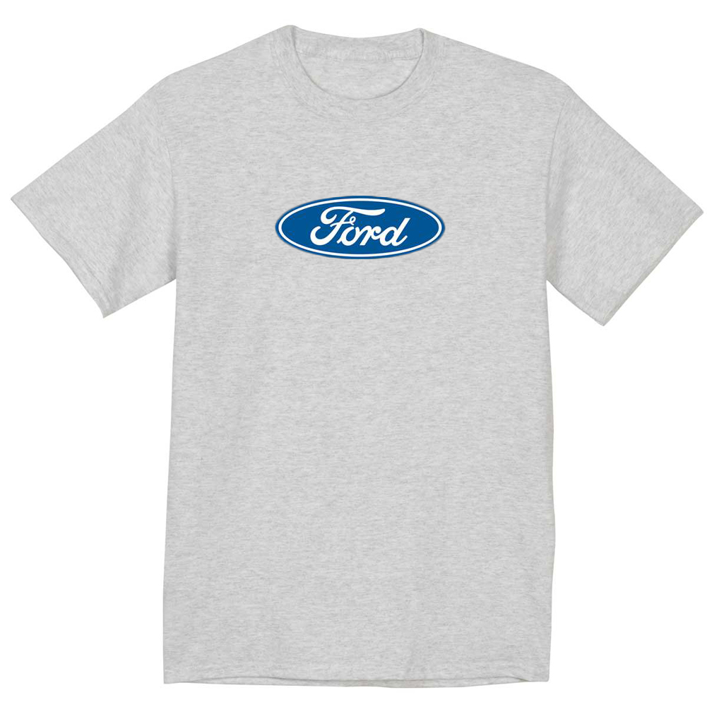 Ford t-shirt ford logo sign t-shirt for men gray mustang ford