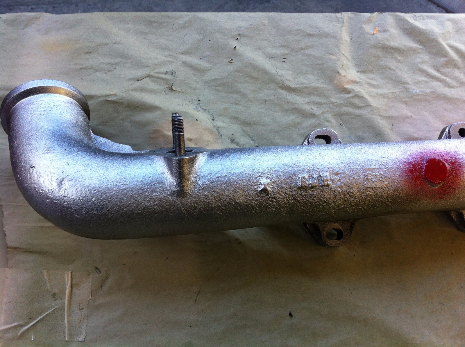 65 - 80 ROLLS ROYCE SILVER SHADOW RIGHT EXHAUST MANIFOLD