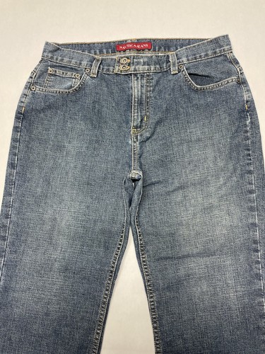 Vintage Nautica Loose Relaxed Fit Jeans Mid Rise Dark Wash 90s Y2K Size 12 32x24 - Picture 3 of 10