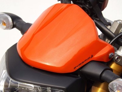 Pyramid Fly Screen - Yamaha FZ09 FZ-09 MT09 - Blazing Orange - 22134C