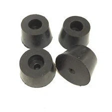 4Pcs Tapered Rubber Feet For Amplifier, Amp head, Speaker Cabinet Furniture feet