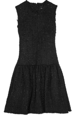 Simone Rocha Retail-$1510 Metallic Tweed Frayed Sleeveless Mini Dress sz UK10/S