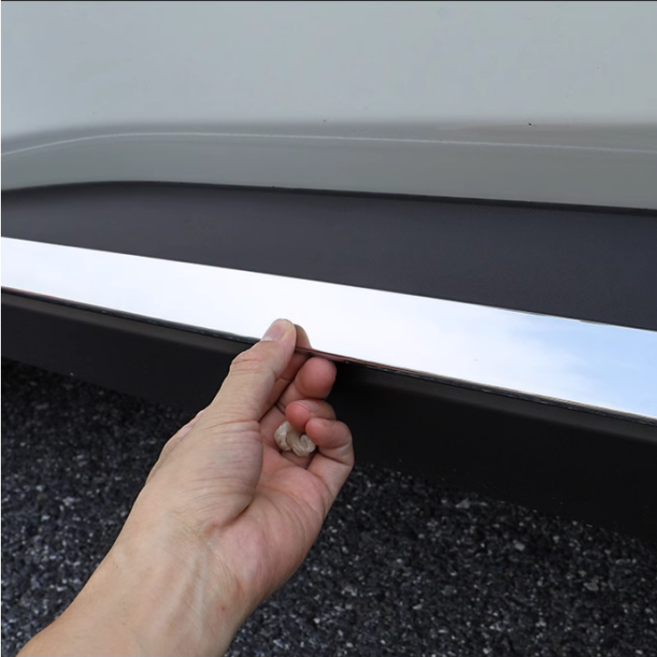 4pcs FOR Nissan Rogue ABS CHROME SIDE DOOR BODY MOLDING TRIM 20212024