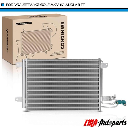 A/C Condenser for Volkswagen Jetta 1K1 1K2 Golf MKV 1K1 Eos Audi TT 8J3 ...