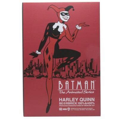 BE@RBRICK DC Batman The Animated Harley Quinn 100% 400% Bearbrick