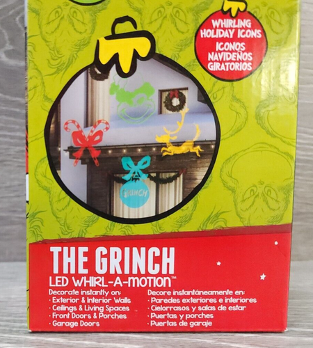 NEW GEMMY DR SEUSS THE GRINCH LED LIGHTSHOW PROJECTOR WHIRL A MOTION CHRISTMAS - Bild 5 von 11