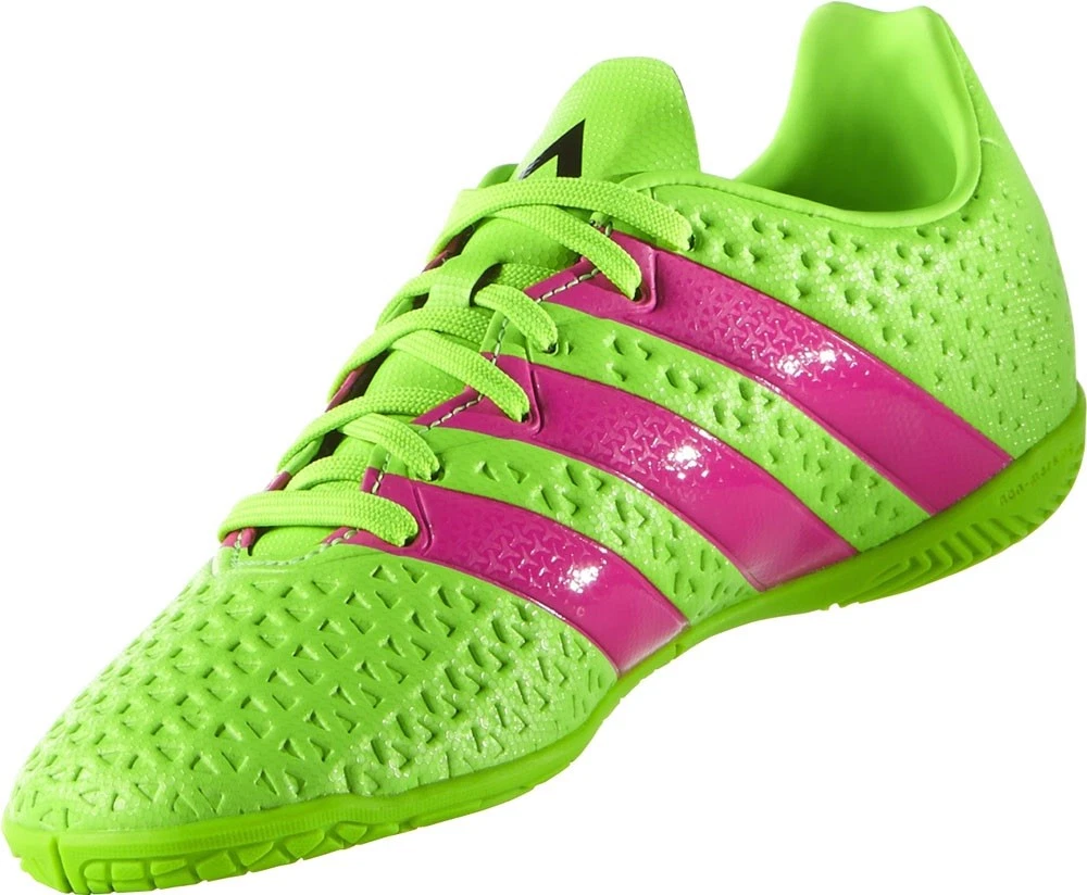 ADIDAS ACE 16.4 IN JUNIOR INDOOR SHOE LIME GREEN/ AF5044 | eBay