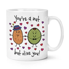 You're A Nut But Olive You 10oz Mug Cup - Funny Love Valentine's Day Girlfriend