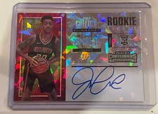 2017-18 Contenders John Collins Rookie Ticket Cracked Ice Variation Auto SSP /20